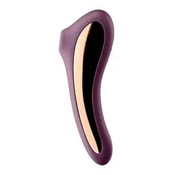 Вакуумний кліторальний стимулятор з вібрацією Satisfyer Dual Kiss фіолетовий - мініатюра 4