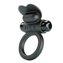 Віброкільце PRETTY LOVE VIBRANT PENIS RING DEBONAIRE Black, 10 vibration functions PRETTY LOVE BI-210316 99057 - мініатюра 2