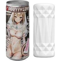 Мастурбатор Pretty Love Super Soft 3D Stimulating 9 см белый