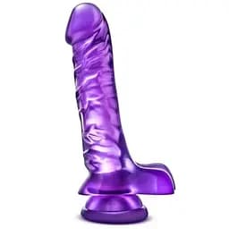 Фалоімітатор Blush Yours Basic, 19 см (фіолетовий)