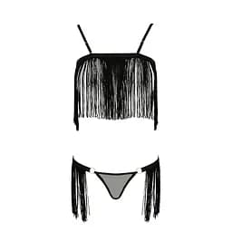 Комплект білизни Passion KASSANDRA Set OpenBra black L/XL - мініатюра 5