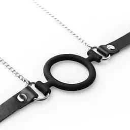 Затискачі для сосків з кляпом Bedroom Fantasies Nipple Clamps & Silicone Gag Ring - мініатюра 4