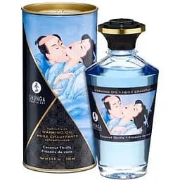 Розігрівальна олія Shunga Aphrodisiac Warming Oil - Coconut Thrills (100 мл)