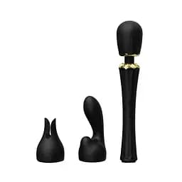 Вібромасажер з насадками Zalo — Kyro Wand Obsidian Black Zalo SO6651 97486 - мініатюра 5