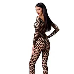 Бодістокінг з великою сіткою Passion BS077 black One size - мініатюра 2