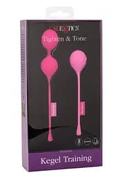 Набір вагінальних кульок Tighten Tone Kegel Training, 2шт., рожевий - мініатюра 11