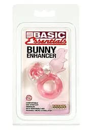 Ерекційне кільце з вібрацією CalExotics Bunny Enhancer 6 см рожевий - мініатюра 2