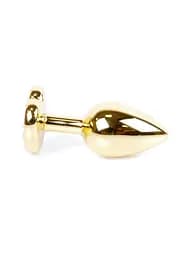 Анальна пробка Jawellery Gold Heart PLUG Black Boss Series 64-00038 98263 - мініатюра 5