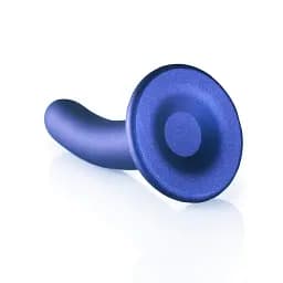 Фалоімітатор Ouch! Smooth G-Spot Dildo 5'' 12.4 см (синій) - мініатюра 12