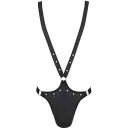 Чоловічий боді Passion 028 Body Harry black L/XL - мініатюра 3