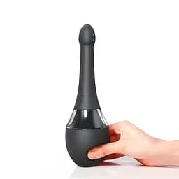 Автоматичний анальний душ з вібрацією Dorcel Douche Mate Pro 200 мл (чорний) - мініатюра 4