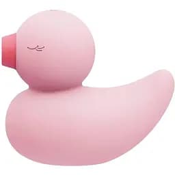 Вакуумний вібратор-качечка CuteVibe Ducky Pink