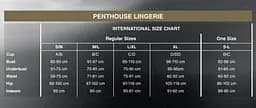 Комплект пеньюар у вигляді троянд та стрінгами Penthouse - Sweet Retreat Black XL Penthouse IG6550BASE; SO5301 95880 - мініатюра 2