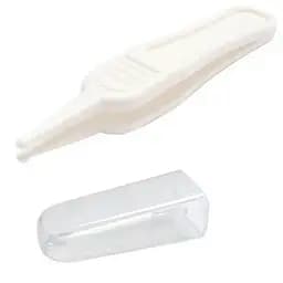 Специальный безопасный пинцет для младенцев для очистки носа, ушек и пупка 1 шт