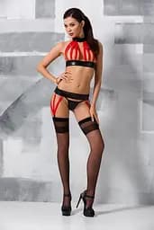 Passion AZIZA Set red S/M - мініатюра 5