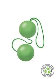 Вагінальні кульки Fuck Green Sphere Balls, 3.2 см, зелений - мініатюра 2