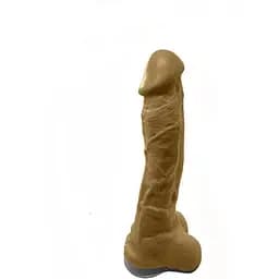 Крафтове мило-член із присоскою Чистий Кайф Brown Size XL, натуральне