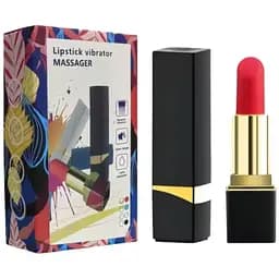 Міні-вібратор у вигляді помади чорний