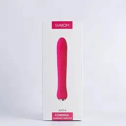 Вібратор із підігрівом Svakom Anya Plum Red Svakom Anya Plum Red - мініатюра 7