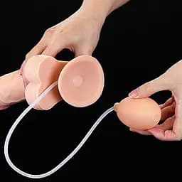 Фалоімітатор - Soft Ejaculation Cock With Ball 9" - мініатюра 5