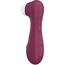 Вакуумний кліторальний стимулятор Satisfyer Pro 2 Generation 3 with Liquid Air Бордовий - мініатюра 3