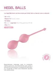 Вагінальні кульки Femintimate Kegel Balls, 19.9 см, рожевий - мініатюра 3