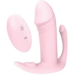 Вибратор Dreamtoys Vibes Of Love Remote Tri-Pleasurer 8.5 см розовый