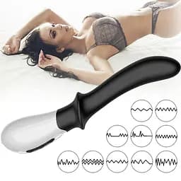 Вібратор B - Series Fox G-spot, 19.6 см (чорний) - мініатюра 5