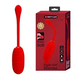 Віброяйце PRETTY LOVE Kirk Red 12 function vibrations PRETTY LOVE BI-014654-2 98610 - мініатюра 3
