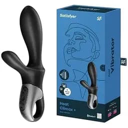 Універсальний смарт вібратор із підігрівом Satisfyer Heat Climax +