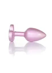 Анальна пробка - Jewellery Pearl Pink Heart Plug Clear S - мініатюра 2