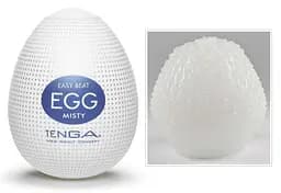 Мастурбатор яйце Tenga Egg Hard Boiled Misty білий - мініатюра 8
