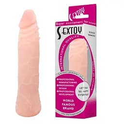 Фалоімітатор LyBaile Super Excitement Sextoy Fresh 16.3 см тілесний - мініатюра 2