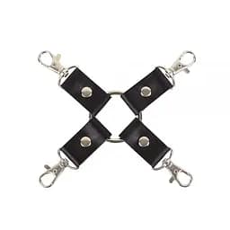 Шкіряний фіксатор Leather Fixer Slave Black - мініатюра 2