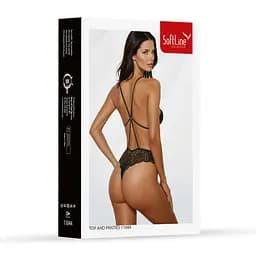 Комплект білизни SoftLine Collection 11044, M (чорний) - мініатюра 4