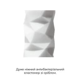 Мастурбатор Tenga 3D Polygon, дуже ніжний, з антибактеріального еластомеру зі сріблом - мініатюра 4
