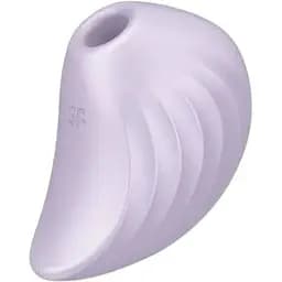 Вакуумний кліторальний стимулятор із вібрацією Satisfyer Pearl Diver Фіолетовий