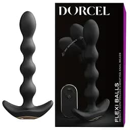 Анальна пробка Dorcel Flexi Balls 18.2 см (чорний) - мініатюра 3