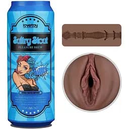 Мастурбатор Lovetoy Pleasure Brew Sultry Stout 19.8 см коричневый