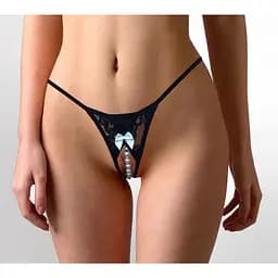 Еротичні жіночі трусики Art of Sex - KаRin Black розмір L-2XL