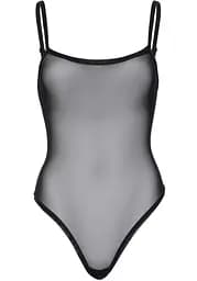 Боді Leg Avenue Cami bodysuit with thong Black XL - мініатюра 3
