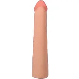 Фалоімітатор Doc Johnson The Realistic Cock ULTRASKYN 9 Inch Vanilla - мініатюра 4