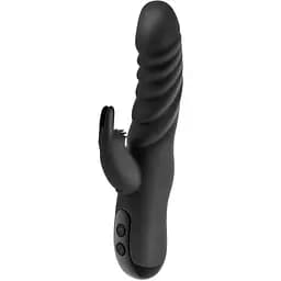 Вібратор-кролик Pleasures Premium Rave 22.1 см чорний