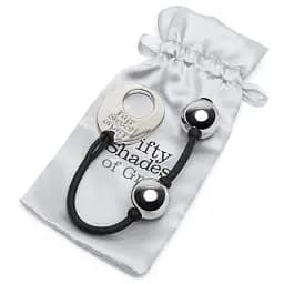 Вагінальні кульки Fifty Shades of Grey Inner Goddess Mini, 21.6 см, сріблястий - мініатюра 5