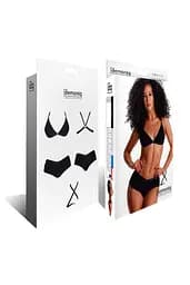 Комплект білизни Demoniq LadyX Luna S чорний - мініатюра 9