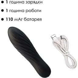 Потужний міні-вібратор Svakom Tulip Black - мініатюра 4