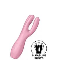 Кліторальний вібратор Satisfyer Threesome 3 Pink Satisfyer SO6101 92396 - мініатюра 2
