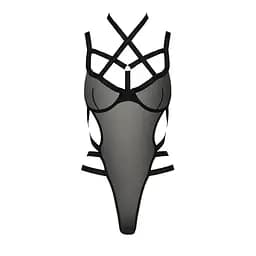 Боді монокіні HAGAR Body black - Passion Exclusive 2XL/3XL - мініатюра 5