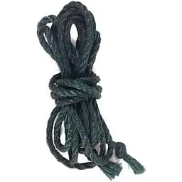 Джутовая веревка BDSM 8 метров, 6 мм, цвет зеленый