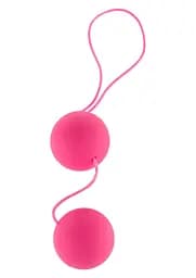 Вагінальні кульки Toy Joy Funky Love, 17 см, рожевий - мініатюра 2